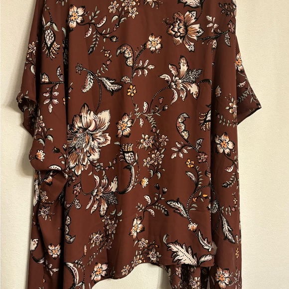 Maurices Floral🌹 Print Open Front Kimono one size medium - Picture 5 of 6